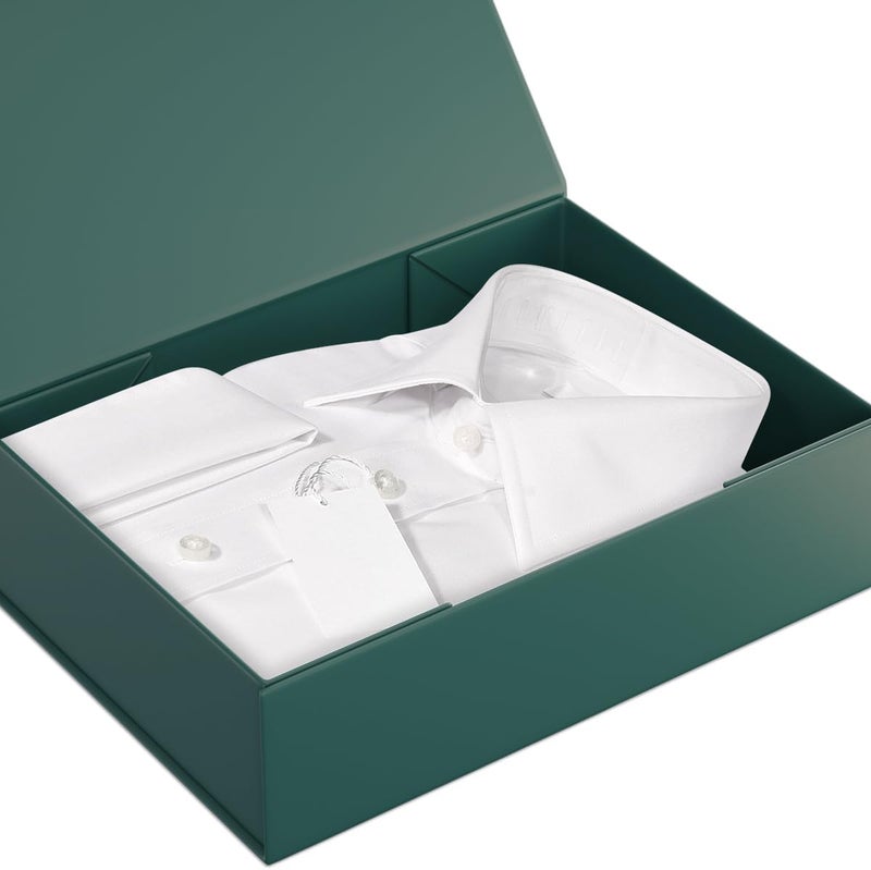 ROSTELACK Green Gift Box 11.9" x 8.5" x 3.3" with Magnetic Closure Lid Gifts Boxe for Presents,Bridesmaid Gift Boxes,Cute Box,Birthday Gifts Boxe,Luxury for Gift Packaging, Magnetic Gifts Boxes for Wrapping Gift - Image 4